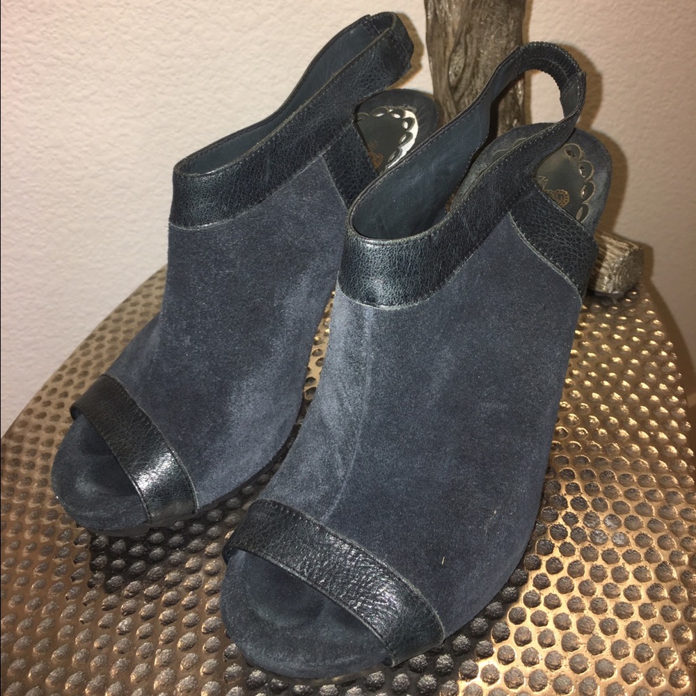 Juicy Couture Suede Platform Heels
