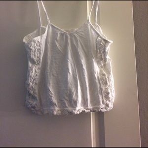 Loose White Crop Top