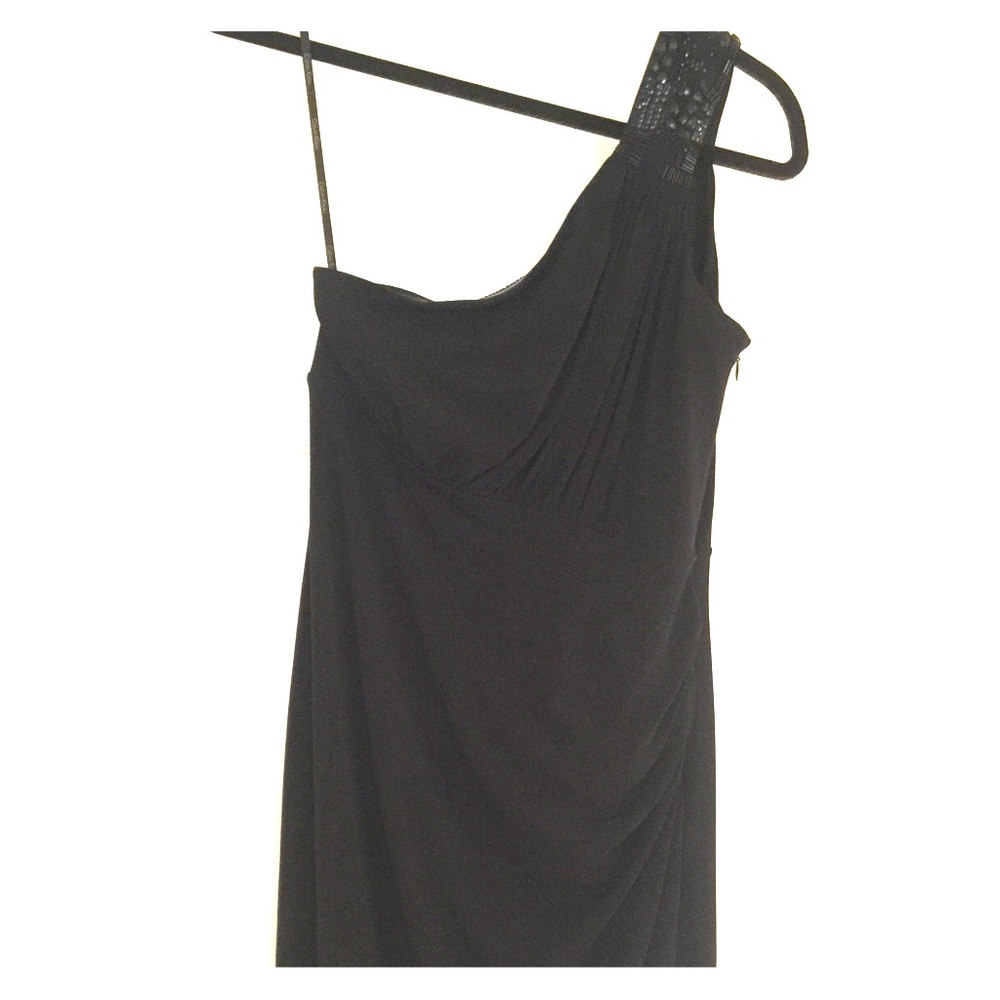 Calvin Klein Black One-Shoulder Dress - Size 6