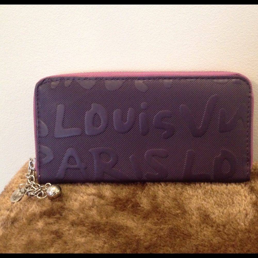 Purple Zip-Around Wallet