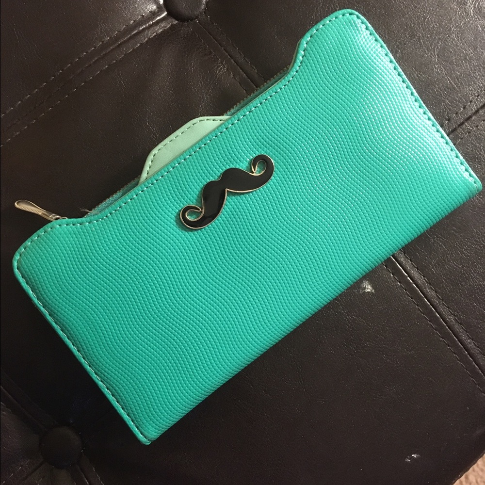 Cute Beard/Mustache Wallet
