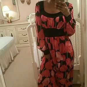 Vintage Floral valentine Dress