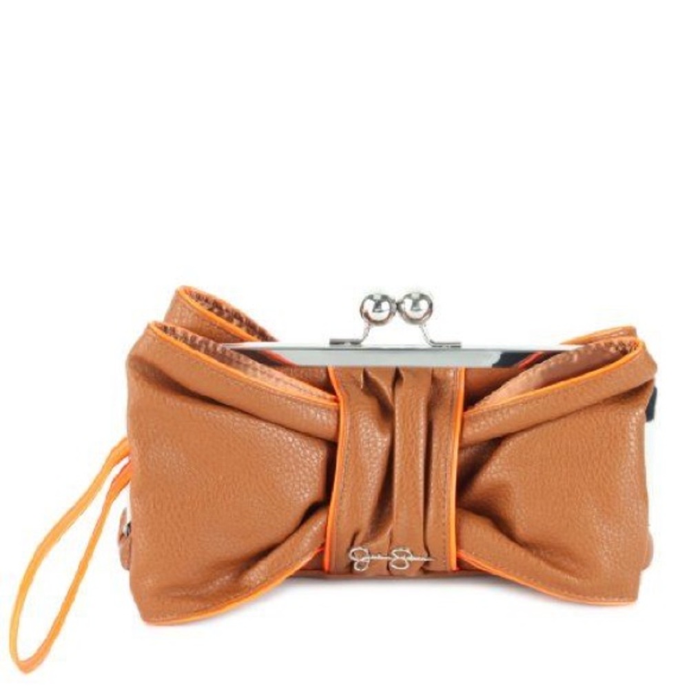 Jessica Simpson Jenny Bow Clutch Wristlet Purse