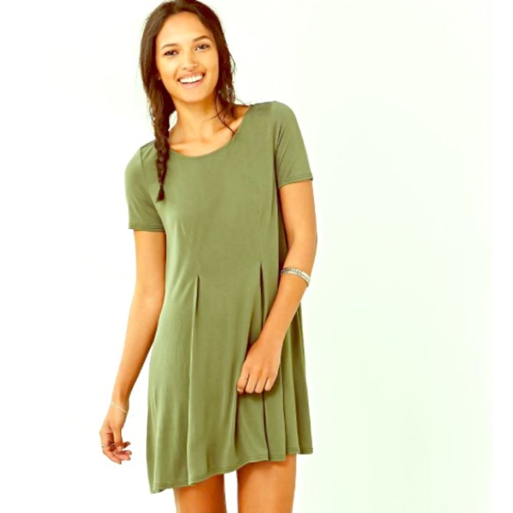 Urban Outfitters Green Swing Dress