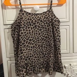 Cheetah tank top
