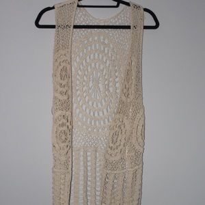 Mystree Crochet Hippie Vest
