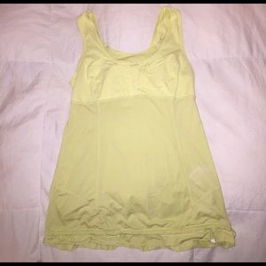 Lulu lemon yellow running tank