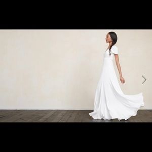 REFORMATION MIA WHITE WEDDING DRESS // SZ 10 ⭐️