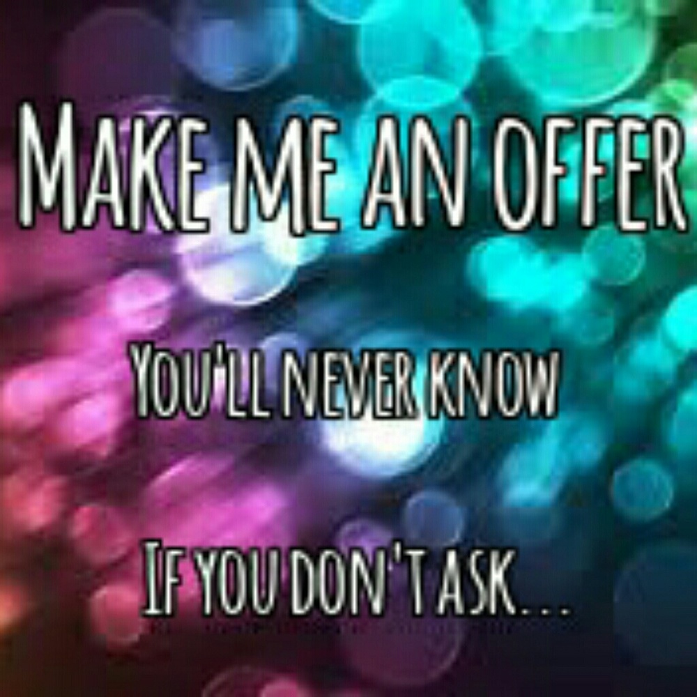 Reasonable offers welcome
