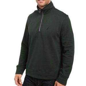 Nautica 1/4 Zip pullover Black Sz L