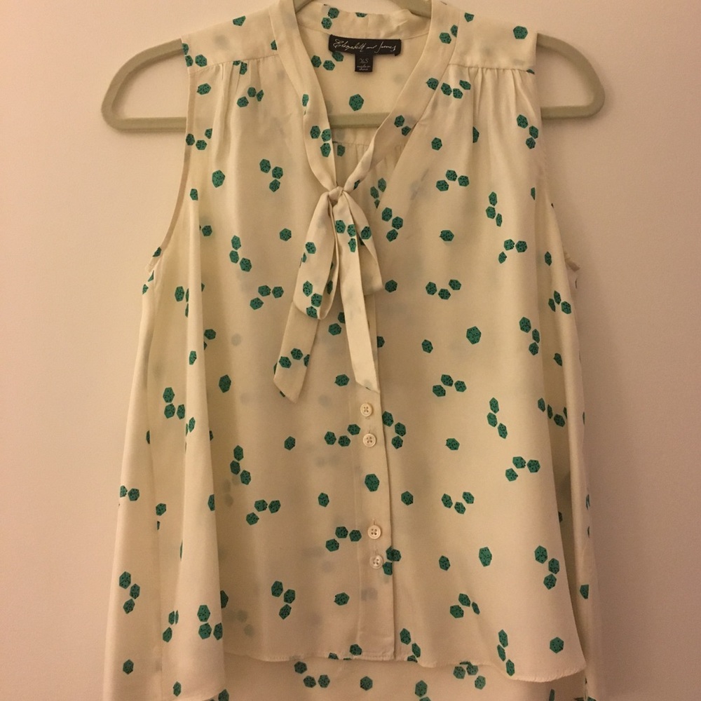 Elizabeth & James dice blouse