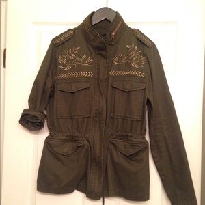 Green army jacket