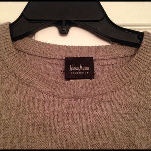 Grey crew neck sweater