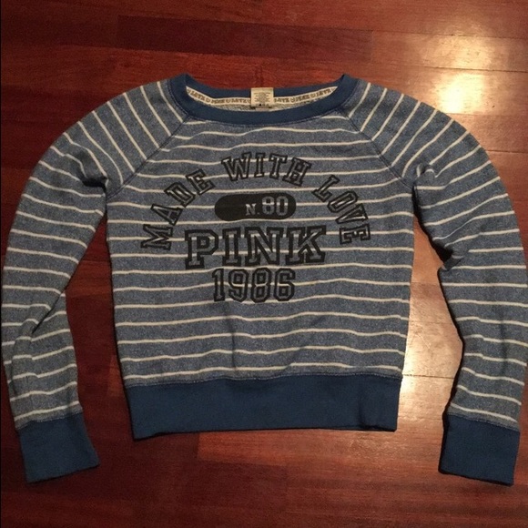 PINK Striped Sweater - Picture 1 of 2