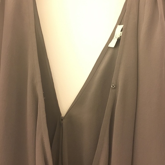 Super sexy joie silk charcoal top - Picture 2 of 3