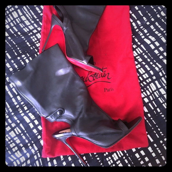 Christian Louboutin Shoes - Christian Louboutin Mistinguetre peep-toe boots