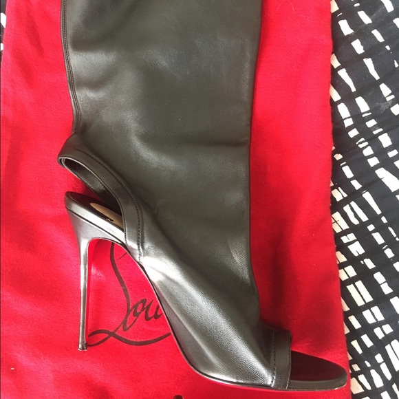 Christian Louboutin Mistinguetre peep-toe boots - Picture 2 of 4
