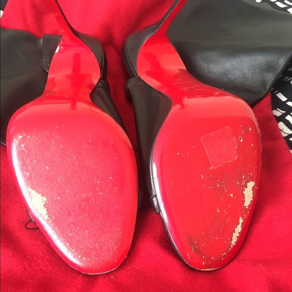 Christian Louboutin Mistinguetre peep-toe boots - Picture 3 of 4