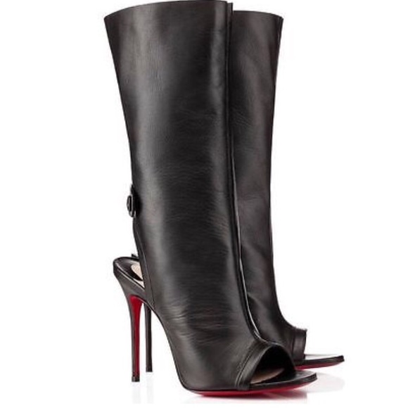 Christian Louboutin Mistinguetre peep-toe boots - Picture 4 of 4