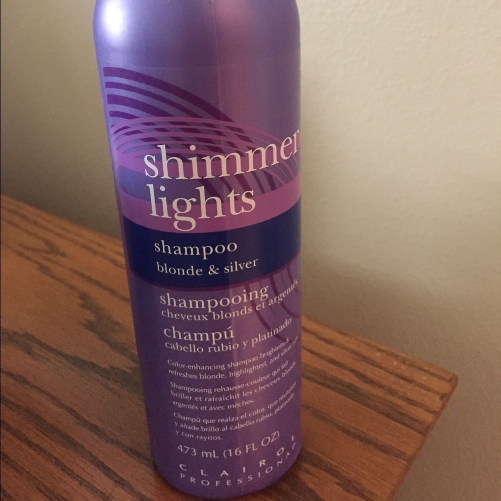 Blonding/purple shampoo
