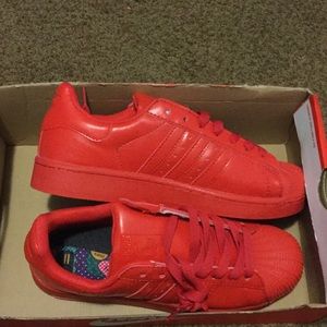Red Adidas Shells