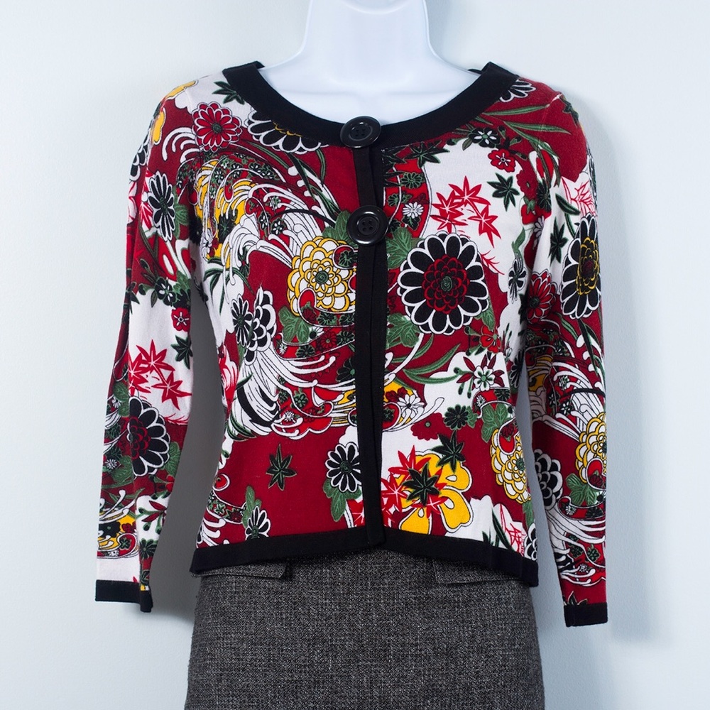 Belldini Floral Cardigan