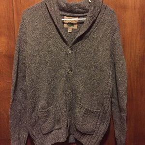 Urban Outfitters Gray Button Up Sweater