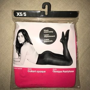 American Apparel Opaque Pantyhose neon pink