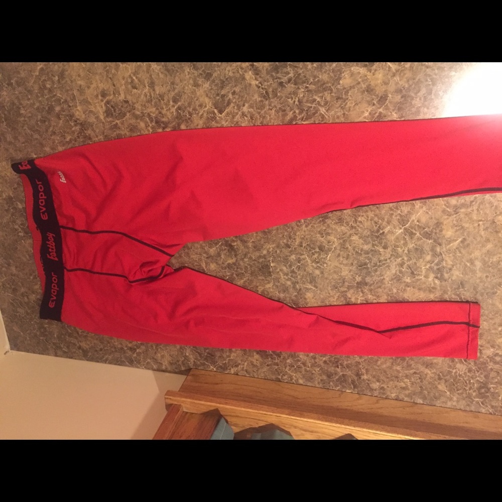 Red Eastbay compression pants
