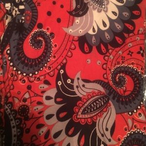 LuLaRoe TC Red Paisley - Brand New in Bag