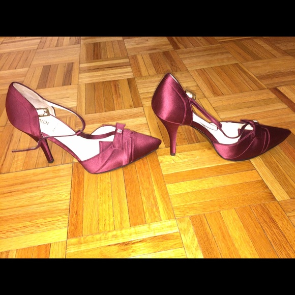 Burgundy Fendi Shoes - Picture 2 of 3