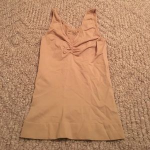 Nude body slimmer tank