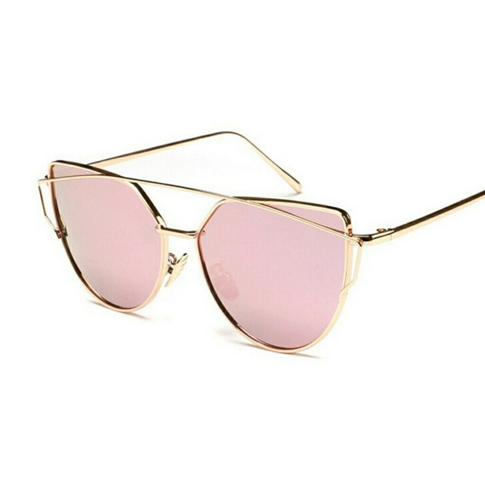 pink glasses