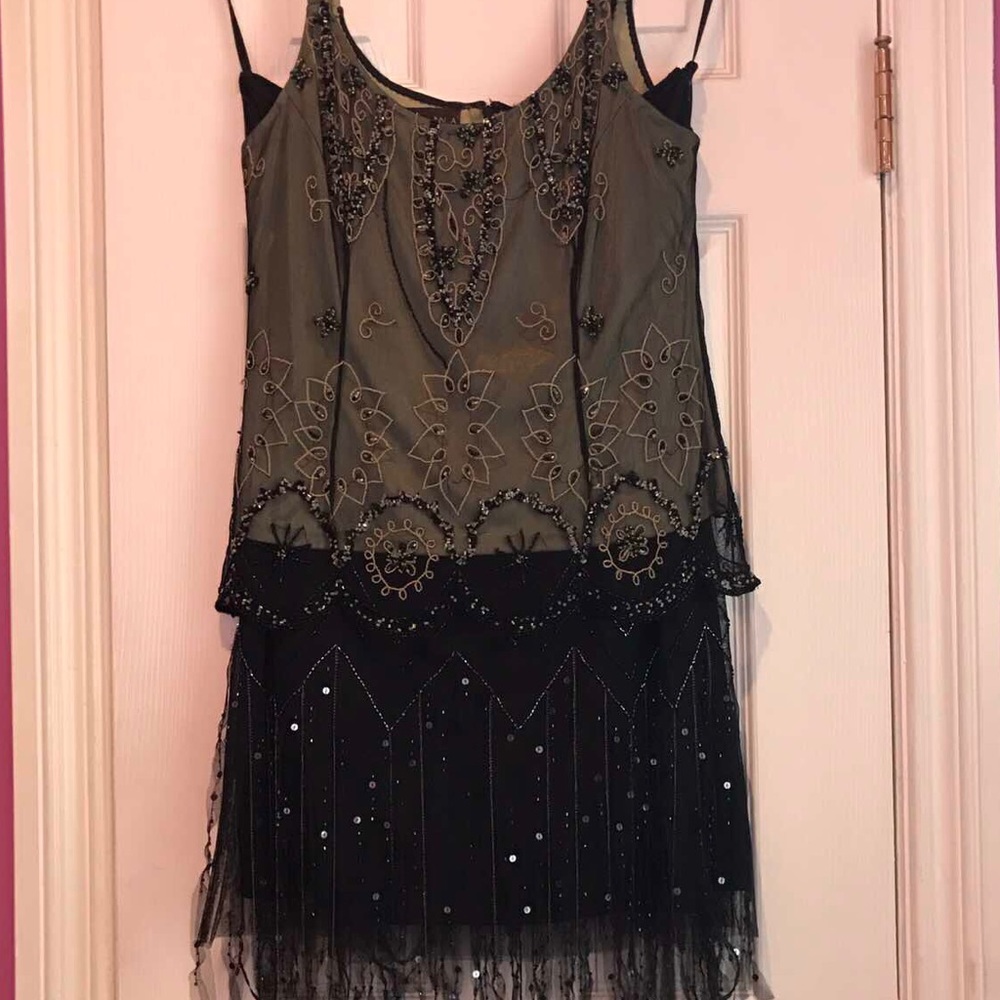 A. blouse and skirt