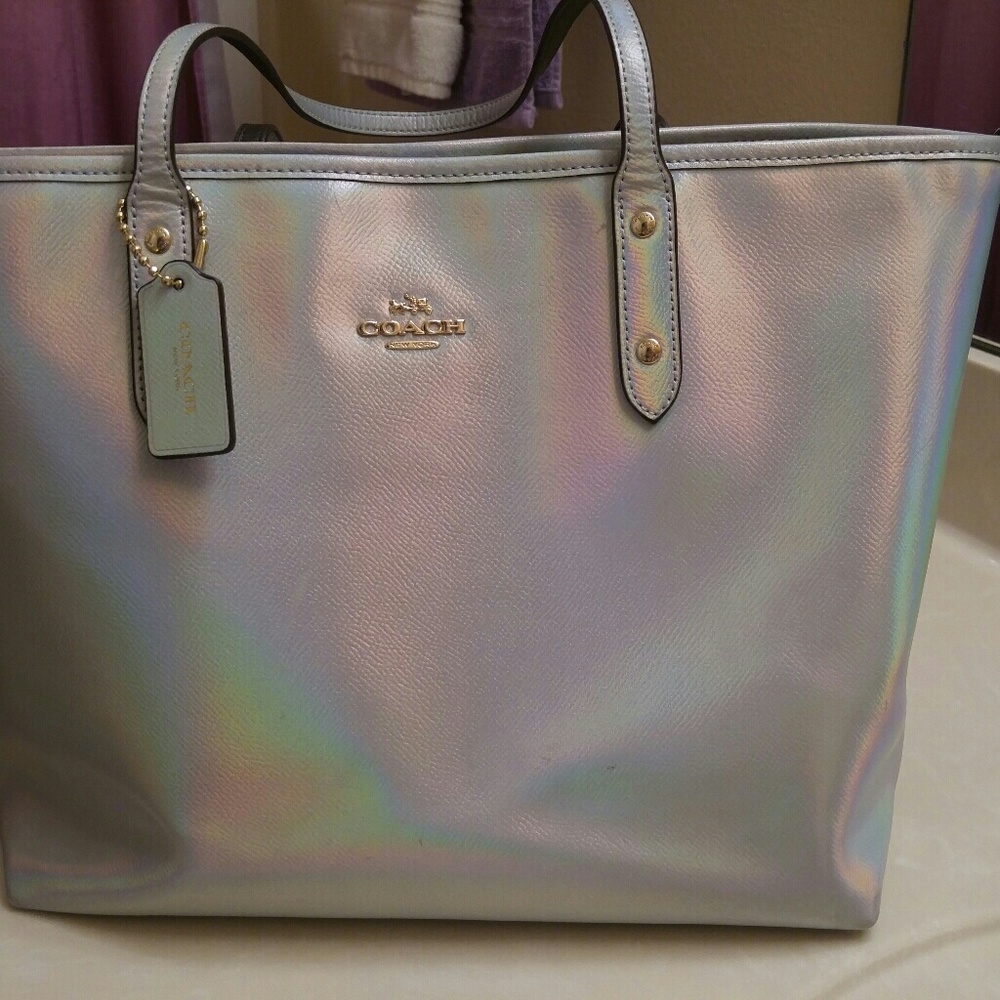 Coach Hologram Holographic Tote