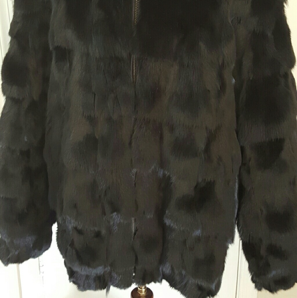 Knoles & Carter Hooded Fur Coat XXL Men - Picture 2 of 4