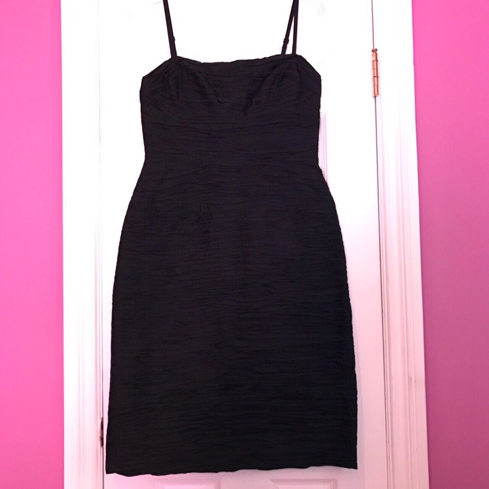 B. BCBG black dress