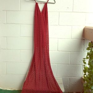 Beautiful brick red maxi