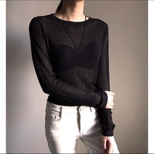 Uniqulo Caren Roitfeld knit in black