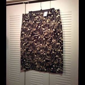 Floral Pencil Skirt