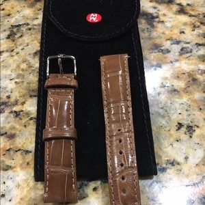 Michele Watch Alligator Leather Strap