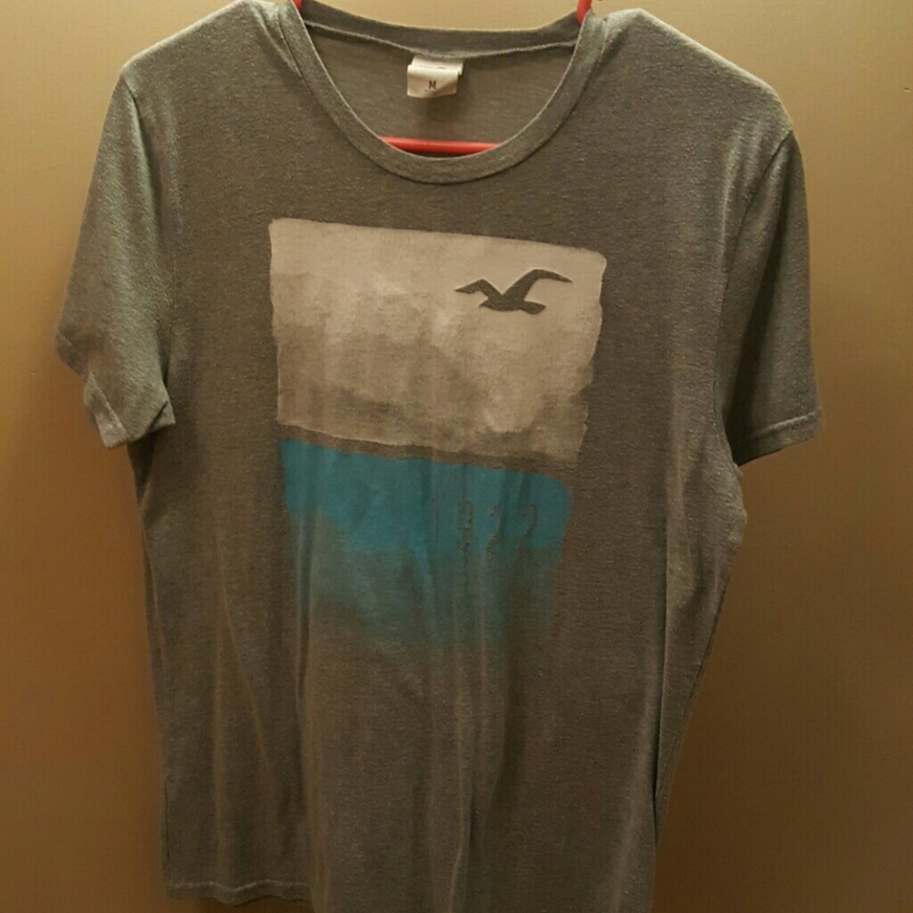 Gray Hollister Co Tee
