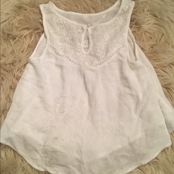 White flowly tank top - Picture 2 of 3