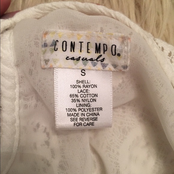 White flowly tank top - Picture 3 of 3