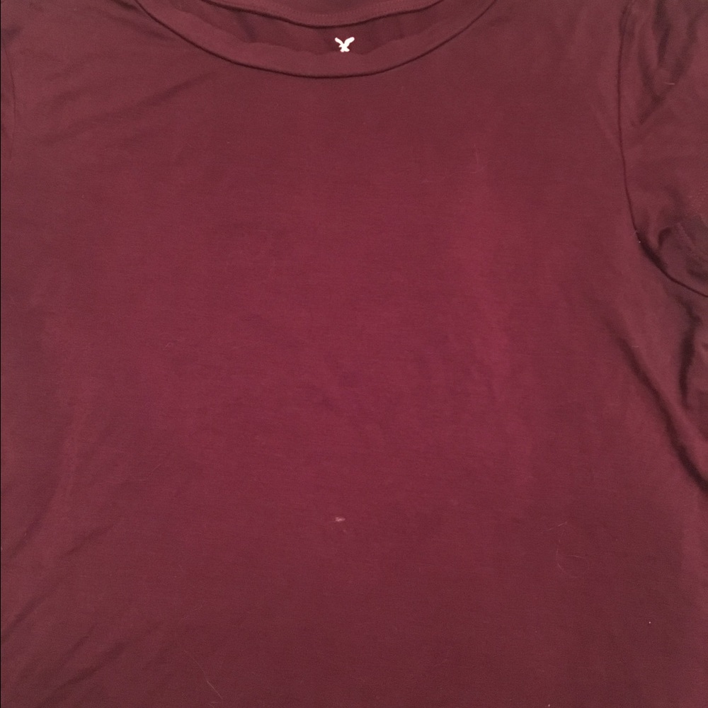 American Eagle maroon soft and sexy shirt - Picture 3 of 4