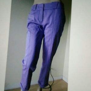New bebe kriaty pintuck cuffed crop pant