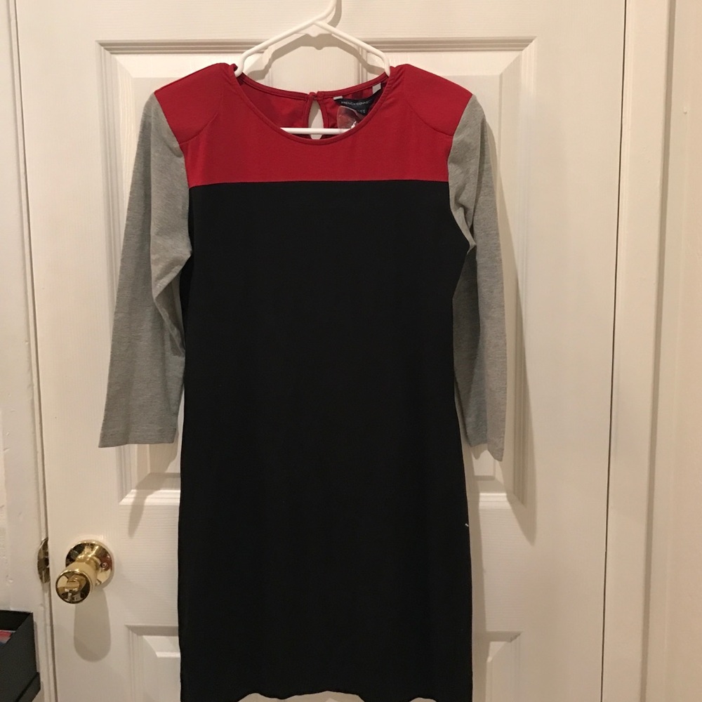 French Connection Cara Block Jersey Dress