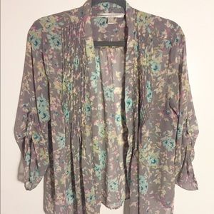 Sheer Lauren Conrad Floral Kimono