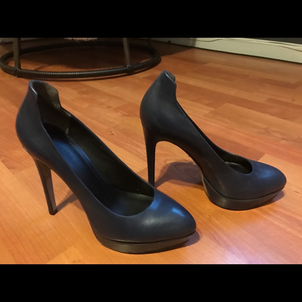 Navy Blue Stilettos by POUR La VICTOIRE Style Aya