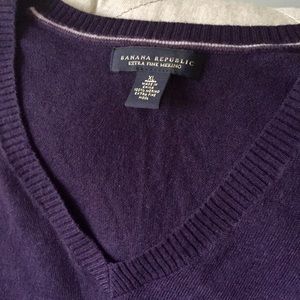 Banana Republic Wool V-neck Sweater
